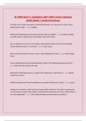 AT 2300 Quiz 3 &vert; Questions with 100&percnt; Correct Answers &lpar;2025&sol;2026&rpar; &vert; Verified Solutions