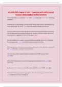 AT 2300 EMR chapter 27 quiz &vert; Questions with 100&percnt; Correct Answers &lpar;2025&sol;2026&rpar; &vert; Verified Solutions