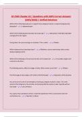 AT 2300 Chapter 24 &vert; Questions with 100&percnt; Correct Answers &lpar;2025&sol;2026&rpar; &vert; Verified Solutions
