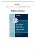 Test Bank Advanced Nutrition and Human Metabolism&comma; 8th Edition by Sareen Gropper&comma; All Chapters Included