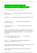 Chapter 12 Test Questions All Answered Correct Graded A&plus; 2025&period;