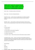 CMN-557-Unit 5 Latest Exam Questions With 100&percnt; Solved Solutions 20252026 Edition&period;