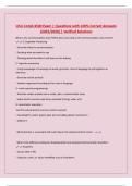 USU Comd 4500 Exam &vert; Questions with 100&percnt; Correct Answers &lpar;2025&sol;2026&rpar; &vert; Verified Solutions