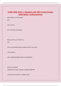 COMD&colon; 4500&comma; Exam 1 &vert; Questions with 100&percnt; Correct Answers &lpar;2025&sol;2026&rpar; &vert; Verified Solutions