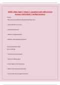 COMD&colon; 4500&comma; Exam 1&colon; Week 2 &vert; Questions with 100&percnt; Correct Answers &lpar;2025&sol;2026&rpar; &vert; Verified Solutions