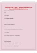 COMD&colon; 4500&comma; Exam 1&colon; Week 1 &vert; Questions with 100&percnt; Correct Answers &lpar;2025&sol;2026&rpar; &vert; Verified Solutions