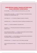COMD-4500 Exam 1 Review &vert; Questions with 100&percnt; Correct Answers &lpar;2025&sol;2026&rpar; &vert; Verified Solutions