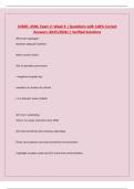 COMD&colon; 4500&comma; Exam 2&colon; Week 9 &vert; Questions with 100&percnt; Correct Answers &lpar;2025&sol;2026&rpar; &vert; Verified Solutions