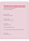 COMD&colon; 4500&comma; Final Exam&colon; Cumulative Study Guide &vert; Questions with 100&percnt; Correct Answers &lpar;2025&sol;2026&rpar; &vert; Verified Solutions