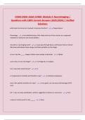 COMD 4500&colon; Adult COMD&colon; Module 3&colon; Neuroimaging &vert; Questions with 100&percnt; Correct Answers &lpar;2025&sol;2026&rpar; &vert; Verified Solutions