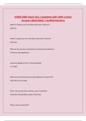 COMD 4500&colon; Exam Two &vert; Questions with 100&percnt; Correct Answers &lpar;2025&sol;2026&rpar; &vert; Verified Solutions