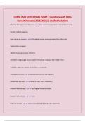 COMD 4500 UNIT 3 FINAL EXAM &vert; Questions with 100&percnt; Correct Answers &lpar;2025&sol;2026&rpar; &vert; Verified Solutions