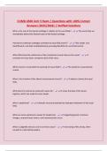 COMD 4500 Unit 3 Exam &vert; Questions with 100&percnt; Correct Answers &lpar;2025&sol;2026&rpar; &vert; Verified Solutions