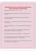 COMD 4500 lesson 11 and 12 &vert; Questions with 100&percnt; Correct Answers &lpar;2025&sol;2026&rpar; &vert; Verified Solutions