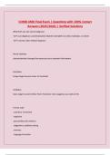 COMD 4500 Final Exam &vert; Questions with 100&percnt; Correct Answers &lpar;2025&sol;2026&rpar; &vert; Verified Solutions