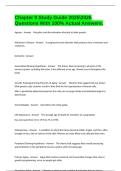 Chapter 9 Study Guide 20252026 Questions With 100&percnt; Actual Answers&period;