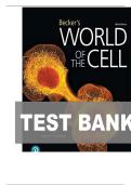 TEST BANK FOR Becker's World of the Cell 10th Edition by Jeff Hardin&comma; Gregory Bertoni ISBN&colon;978-0135832158  COMPLETE GUIDE ALL CHAPTERS COVERED 100&percnt; VERIFIED A&plus; GRADE ASSURED&excl;&excl;&excl;&excl;NEW LATEST UPDATE&excl;&excl;&excl;&excl;&excl;