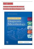 TEST BANK For Textbook Of Diagnostic Microbiology&comma; 7th Edition By Connie R&period; Mahon&comma; Verified Chapters 1 - 41&comma; Complete Newest Version