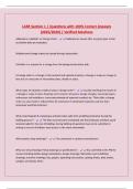 LARE Section 1 &vert; Questions with 100&percnt; Correct Answers &lpar;2025&sol;2026&rpar; &vert; Verified Solutions