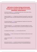 LARE Section 4&colon; Grading&comma; Drainage and Stormwater Management &vert; Questions with 100&percnt; Correct Answers &lpar;2025&sol;2026&rpar; &vert; Verified Solutions