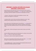 LARE EXAM 1 &vert; Questions with 100&percnt; Correct Answers &lpar;2025&sol;2026&rpar; &vert; Verified Solutions