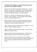 NY Heath & Life Chapter 3&colon; Legal Concepts of Insurance Questions With Complete Solutions