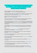 CALIFORNIA ARF ADMINISTRATOR EXAMINATION WITH ALL CORRECT & 100% VERIFIED ANSWERS|LATEST UPDATE|ALREADY GRADED A+
