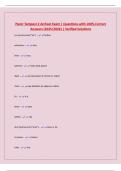 Pecor Tempest 2 Archaic Exam &vert; Questions with 100&percnt; Correct Answers &lpar;2025&sol;2026&rpar; &vert; Verified Solutions