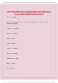BUNDLE FOR Pecor Tempest EXAMS &vert; Questions with 100&percnt; Correct Answers &lpar;2025&sol;2026&rpar; &vert; Verified Solutions