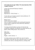 CNA Study Set &lpar;Voyager Online CNA class&rpar; Questions With Complete Solutions