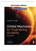 SOLUTION MANUAL FOR Orbital Mechanics for Engineering Students 4th Edition by Howard D&period; Curtis ISBN&colon; 978-0323853453  COMPLETE GUIDE ALL CHAPTERS COVERED 100&percnt; VERIFIED A&plus; GRADE ASSURED&excl;&excl;&excl;&excl;&excl;NEW LATEST UPDATE&excl;&excl;&excl;&excl;&excl;