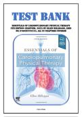 Test Bank for Essentials of Cardiopulmonary Physical Therapy 5th Edition &lpar;Elsevier&comma; 2022&rpar; by Ellen Hillegass&comma; Isbn no&semi; 9780323722124&comma; all 22 Chapters Covered