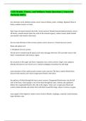 C458 Health&comma; Fitness&comma; and Wellness Study Questions &vert;&vert; Answered Perfectly 100&percnt;&period;