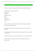 C458- WGU Health Fitness and Wellness &vert;&vert; All Answers are Flawless&period;