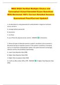 WGU D426 Verified Multiple Choice and  Conceptual Actual Emended Exam Questions  With Reviewed 100&percnt; Correct Detailed Answers  Guaranteed Pass&excl;&excl;Current Update&excl;&excl; 