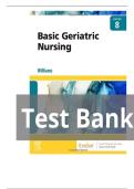 TEST BANK FOR Basic Geriatric Nursing 8th Edition by Patricia A&period; Williams ISBN&colon; 978-0323826853 COMPLETE GUIDE ALL CHAPTERS COVERED 100&percnt; VERIFIED A&plus; GRADE ASSURED&excl;&excl;&excl;&excl;NEW LATEST UPDATE&excl;&excl;&excl;&excl;&excl;GUARANTEED PASS&excl;&excl;&excl;&excl;