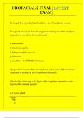 OROFACIAL 2 FINAL EXAM QUESTIONS AND ANSWERS 2025