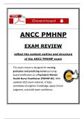 ANCC PMHNP Exam Review &lpar;2026 &sol; 2027&rpar; &ndash; Complete Study Guide with Practice Q&A