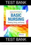 Davis Advantage Basic Nursing- Thinking Doing and Caring 3rd Edition Treas Wilkinson Test Bank