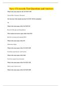 Navy CS records Test Questions and Answers