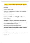 Navy CS records2 Test Questions and Answers