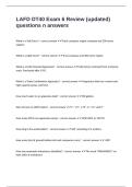 LAFD DT40 Exam 6 Review &lpar;updated&rpar; questions n answers 
