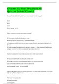 Chapter 53&comma; Final Test Bank All Quizzes Solved Correct&period;