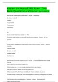 Implant dentistry &lpar;8180&rpar; Exam I Test Bank Questions and Correct Answers&period;