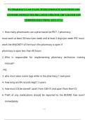 WV PHARMACY LAW EXAM | WITH COMPLETE QUESTIONS AND ANSWERS |NEWEST 2025/206 LATEST UPDATED | 100 % RATED AND VERIFIED SOLUTIONS | GET AN A+