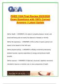 PHED 1164 Final Review 2025&sol;2026 &ndash; 160&plus; Verified Questions with Answers &vert; Strength Training&comma; Nutrition&comma; Stress&comma; Cardiovascular Health&comma; Disease Prevention&comma; SMART Goals