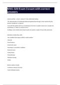 NSG-320 Exam 3 exam with correct answers&period;