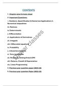 12 Class notes Applied Mathematics  