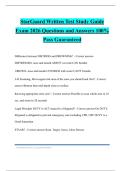 StarGuard Written Test Study Guide Exam 2026 Questions and Answers 100&percnt; Pass Guaranteed