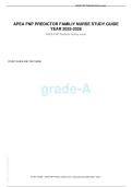 APEA FNP PREDICTOR FAMILIY NURSE STUDY GUIDE  YEAR 2025-2026